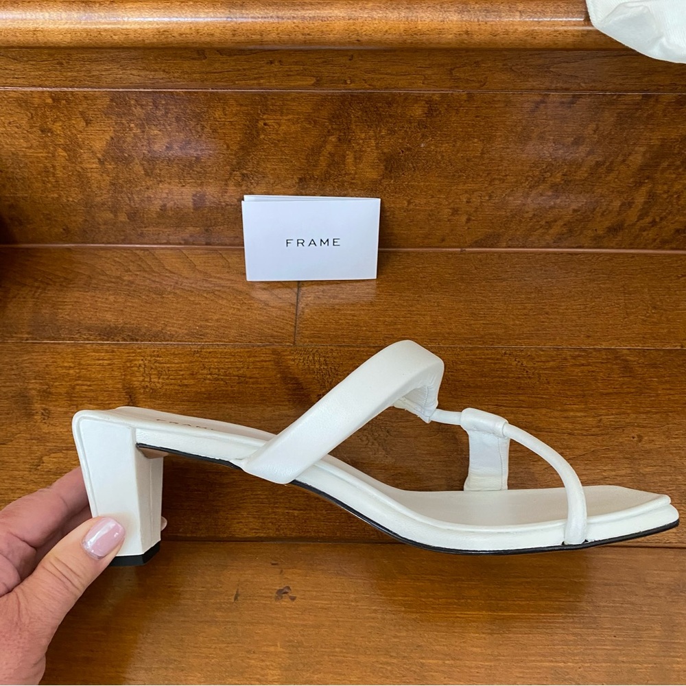 Frame Le Gracie Leather Padded Sandals - Picture 8 of 10
